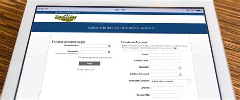 Blue hen disposal - Paying a single Invoice. Enter an amount in the Payment Amount. Click Pay My Invoice. Verify the Payment information on the Confirmation screen and select the Method of Payment and click the Pay button. A payment receipt will be sent to your email address, but you can also print the Payment Receipt before you return to the My Account page. 